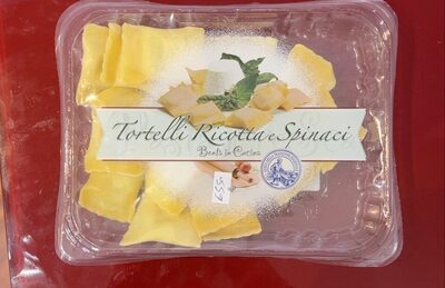 Tortelli ricotta e spinaci front packaging