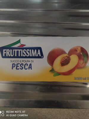 Succo e polpa di Pesca front packaging