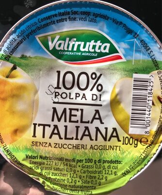 Polpa di mela italiana