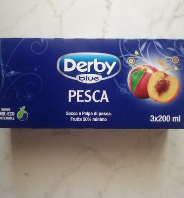 Succo alla pesca front packaging
