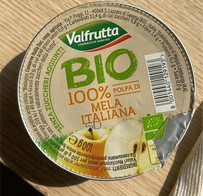 Polpa di mela italiana