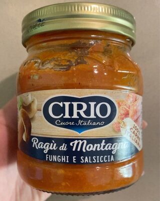 Ragù di montagna funghi e salsiccia