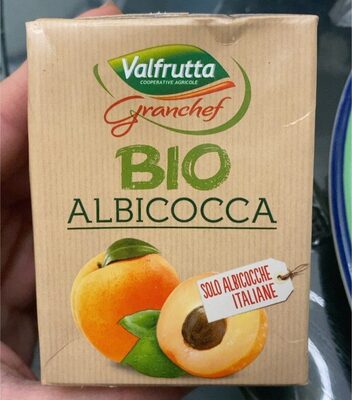 Bio albicocca front packaging