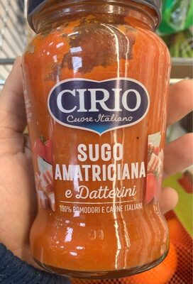 Sugo Amatriciana e datterini