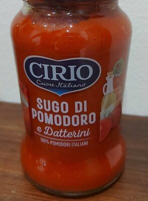 Sugo di pomodoro e datterini