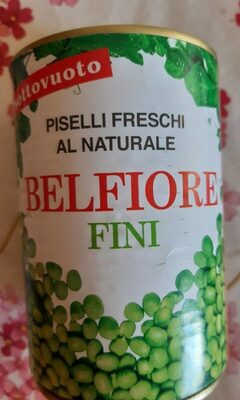 Piselli fini freschi al naturale