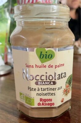 Nocciolata bianca front packaging