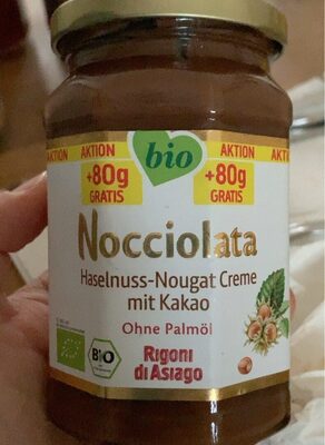 Nocciolata front packaging