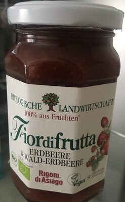 Erdbeere & Wald-Erdbeere 8001505007176 Bio-Fruchtaufstrich front packaging