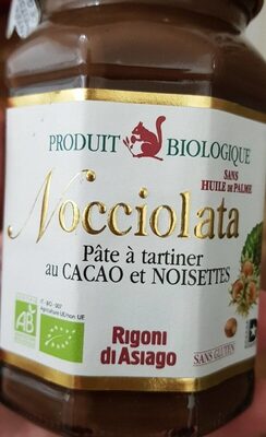 Nocciolata Pâte à tartiner au CACAO et NOISETTES