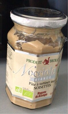 Nocciolata bianca front packaging