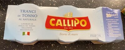 Tranci di tonno front packaging