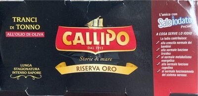 Tonno callipo riserva oro