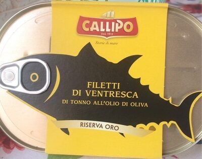 Filetti di ventresca riserva oro front packaging