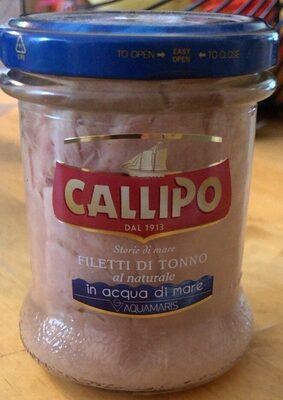 Filetti di tonno al naturale in acqua di mare