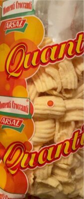 Yellow snack front packaging