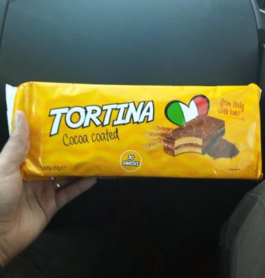 Tortina cacao coated