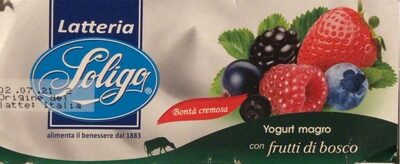 Yogurt magro con frutti di bosco x2