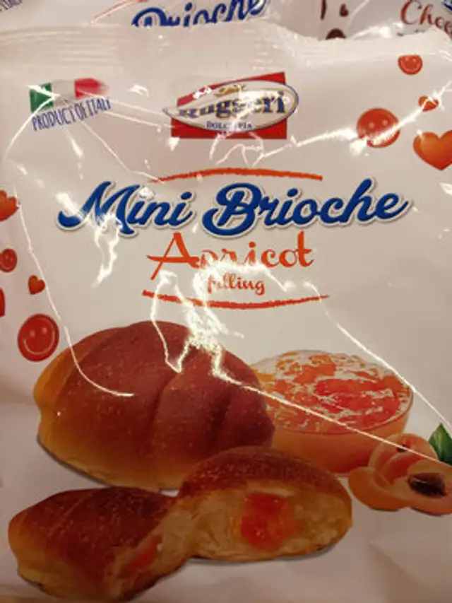 Ruggeri Mini Brioche Albicocca front packaging