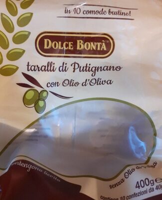 Taralli di putignano front packaging