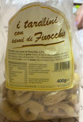 Taralli con semi di finocchio