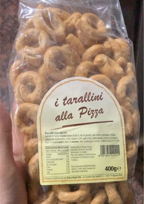 I tarallino alla pizza front packaging