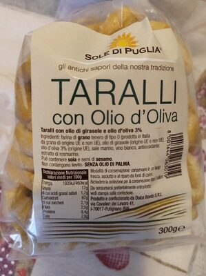 Taralli con Olio d'Oliva