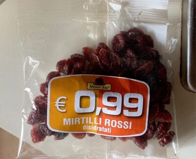 Mirtilli disidratati