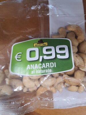 Anacardi al naturale