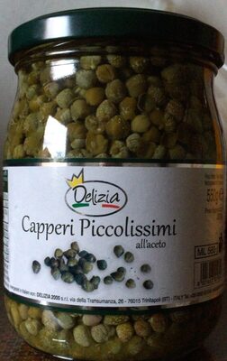 Capperi Piccolissimi all‘aceto front packaging