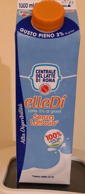 Latte elleDí gusto pieno front packaging