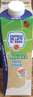 latte intero da agricoltura biologica