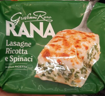 Lasagne Ricotta e Spinaci front packaging
