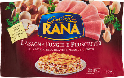 Lasagne funghi e prosciutto