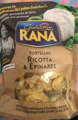 Tortellini ricotta epinards