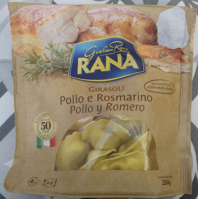 Girasoli Pollo e Rosmarino front packaging