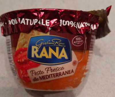 Pesto alla mediterranea front packaging