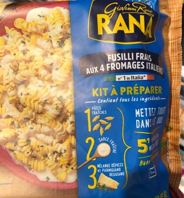 Fusilli frais aux 4 fromages