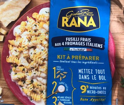 Fusilli frais aux 4 fromages italiens