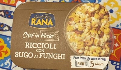 Chef in Micro Riccioli con Sugo ai Funghi front packaging