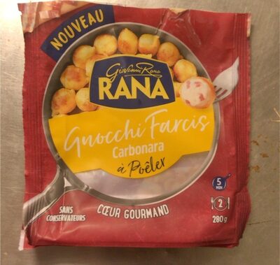 Gnocchi farcis carbonara