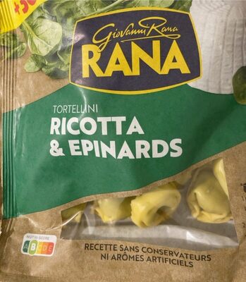 Tortellini ricotta & épinards