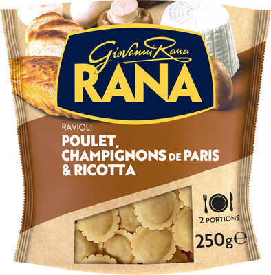 RAVIOLI POULET CHAMPIGNONS