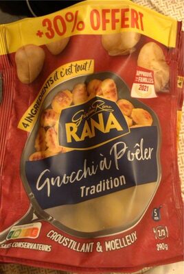 Gnocchi à poêler tradition front packaging