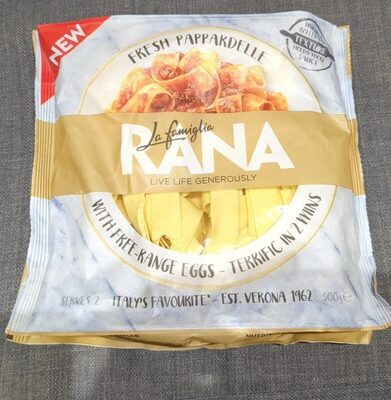 Fresh Pappardelle front packaging