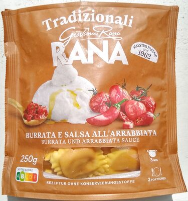 Ravioli Burrata und Arrabbiata Sauce