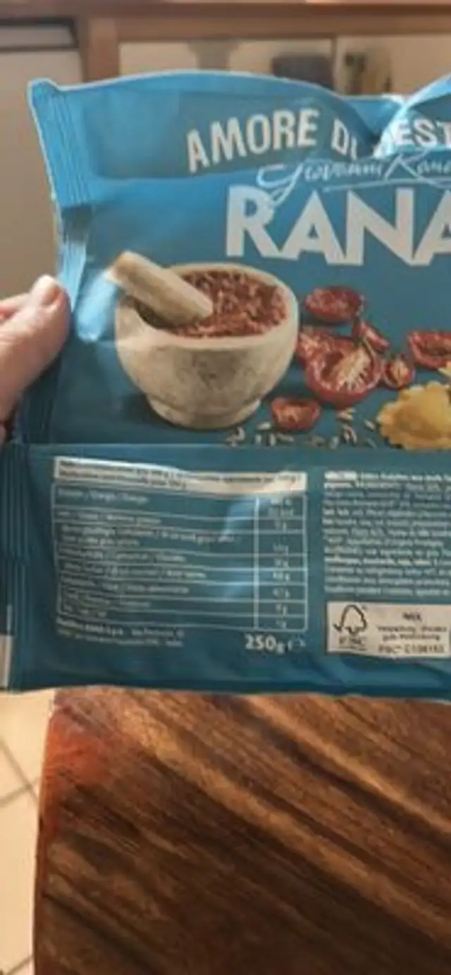 Pesto Rosso Alla Siciliana nutrition facts table