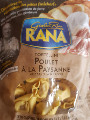 Tortellini poulet à la paysanne, mozarella et bacon