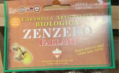 Caramella artigianale biologica allo zenzero