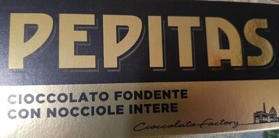 Pepitas cioccolato fondente con nocciole intere